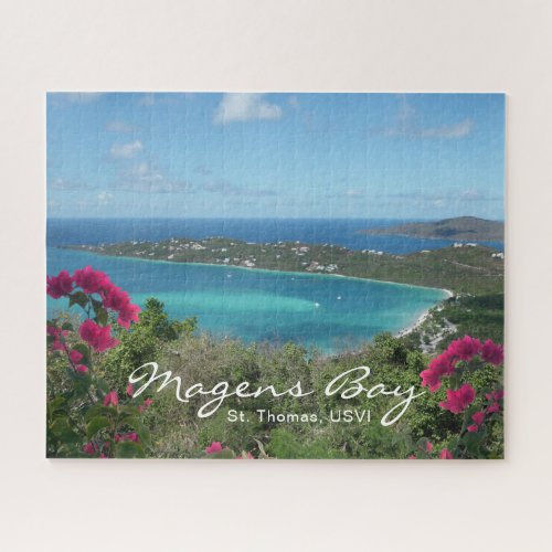 Magens Bay St Thomas USVI Tropical Beach Photo Jigsaw Puzzle