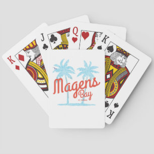Magens Bay St. Thomas USVI Vintage Coral Type Poker Cards
