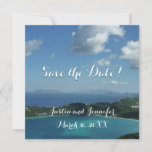Magens Bay, St. Thomas Wedding Save the Date Holiday Card
