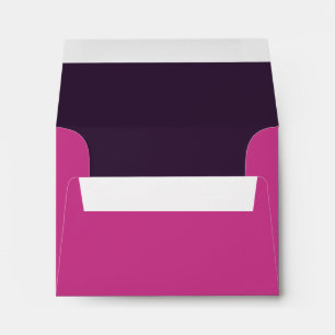 Magenta A2 Notecard Envelope Lined w/ Deep Raisin