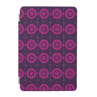 Magenta African Geometric Circle Pattern Ipad Case