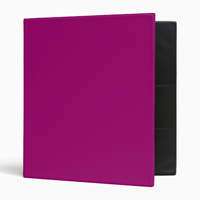 Magenta and Black Customizable Avery Binders (Front/Inside)