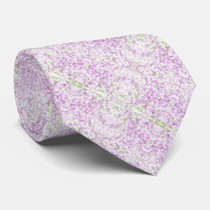 Magenta And Pistachio Green Splatter Abstract Art Neck Tie