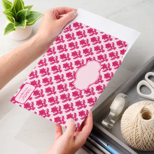 Magenta and Soft Pink French Tapestry Custom Envelope Mailers