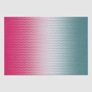 Magenta and Teal Tissue Paper