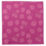 Magenta Berry Pattern Napkin