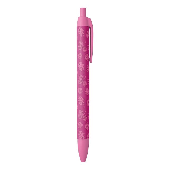 Magenta Berry Pattern Pen (Bottom (Vertical))