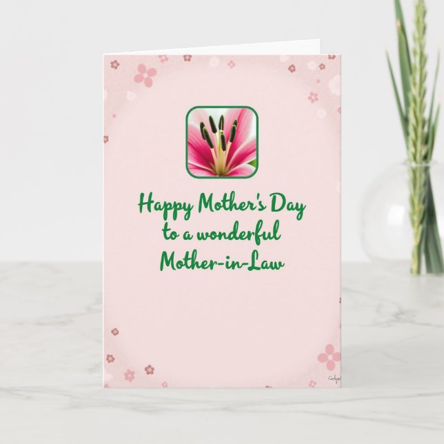 Magenta Bloom Mother Card (Front)
