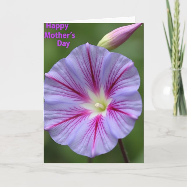 Magenta Blossom Mothers Day Card (Front)