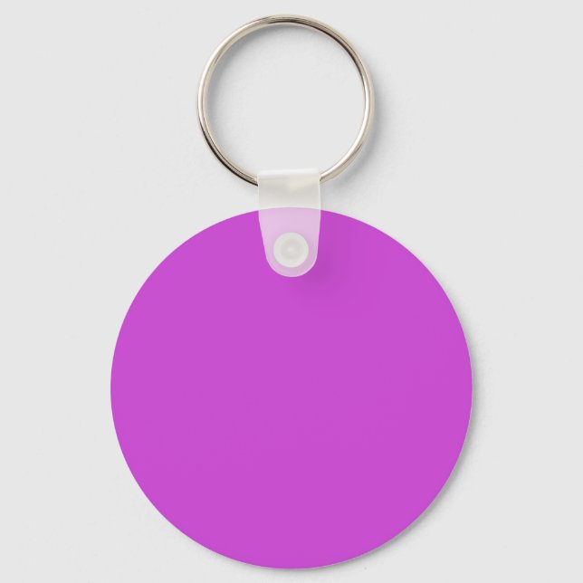 Magenta / Bright Purple CE43D8 and Option for Name Keychain (Front)