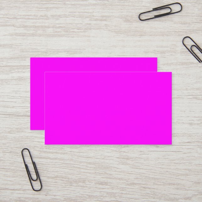 Magenta Business Card (Front/Back In Situ)