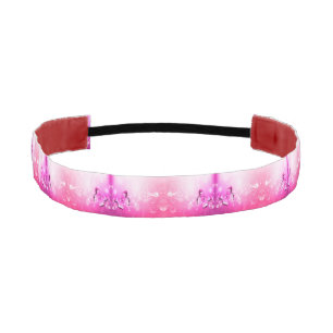 Magenta Butterfly Athletic Headband