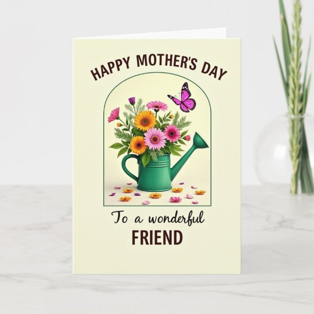 Magenta Butterfly Card (Front)