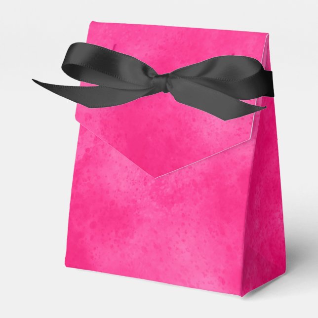 Magenta Cloud Effect Favor Box (Front Side)