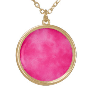 Magenta Cloud Effect Necklace