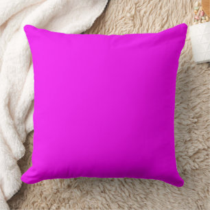 Magenta Color Throw Pillow