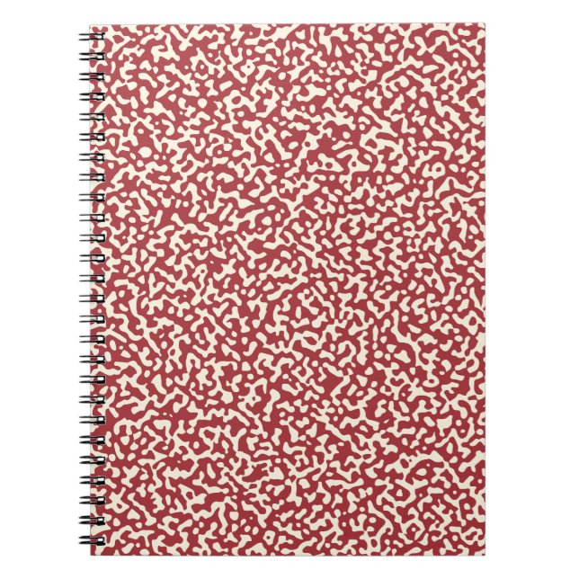 Magenta Composition Notebook Classic Pattern (Front)