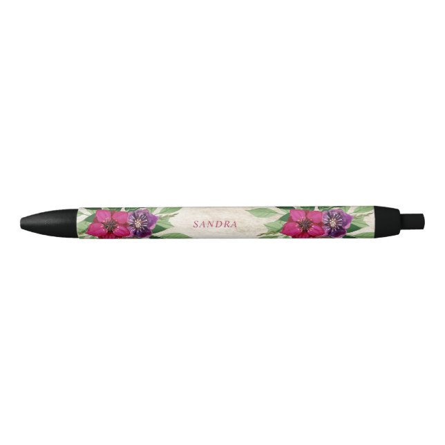 Magenta Country Floral Pen (Front)