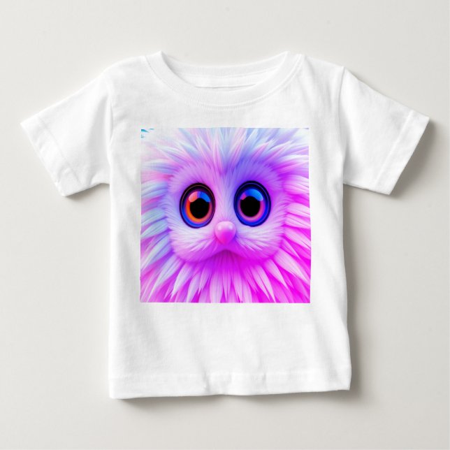Magenta-Cute Baby T-Shirt (Front)