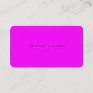 Magenta Elegant Business Card