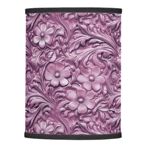 Magenta Floral Lamp Shade