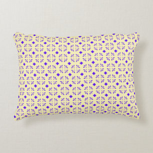 magenta flowers  accent pillow