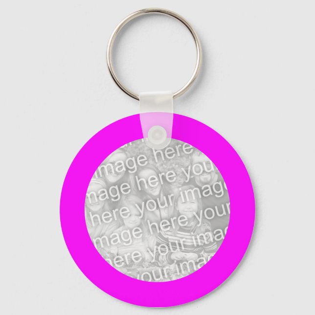 Magenta Frame Keychain (Front)