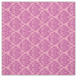 Magenta Frosted Orchid Damask Fabric