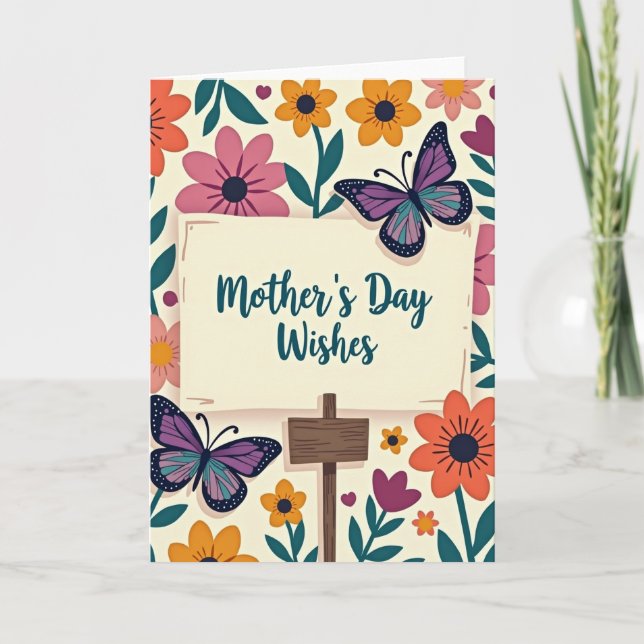 Magenta Heart Mother Card (Front)