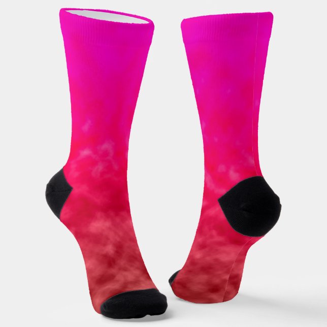 Magenta Heatveil Socks (Angled)