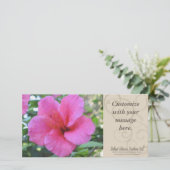Magenta Hibiscus Photocard (Standing Front)