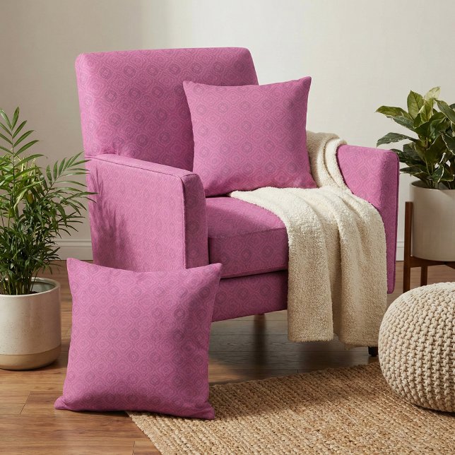 Magenta Hot Pink Boho Chic Moroccan Mosaic Fabric (Creator Uploaded)