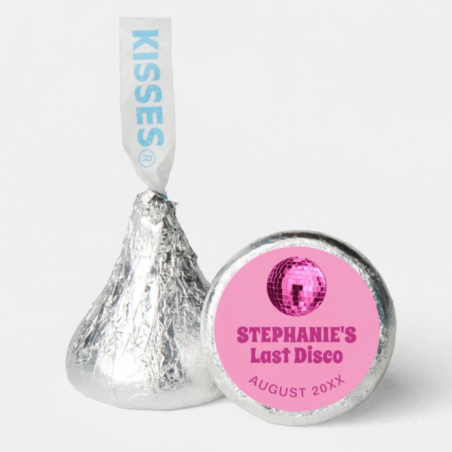Magenta Last Disco Bachelorette Weekend    Hershey®'s Kisses® (Front)