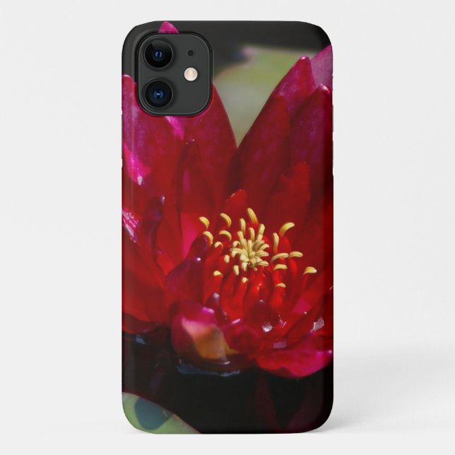 Magenta Lotus Waterlily Case-Mate iPhone Case (Back)