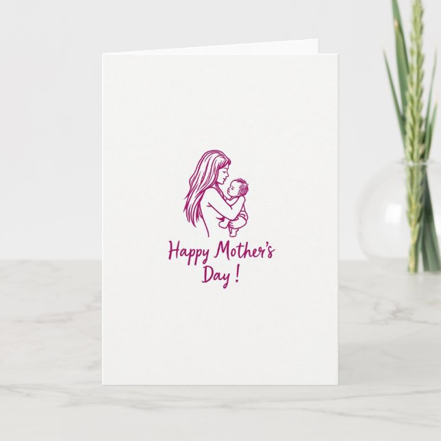 Magenta Love Mother Card (Front)