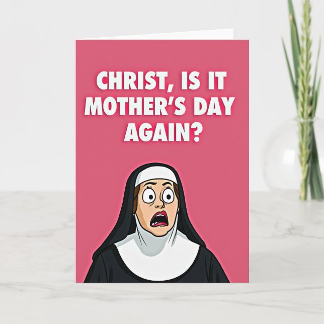 Magenta Mothers Day Again Card (Front)