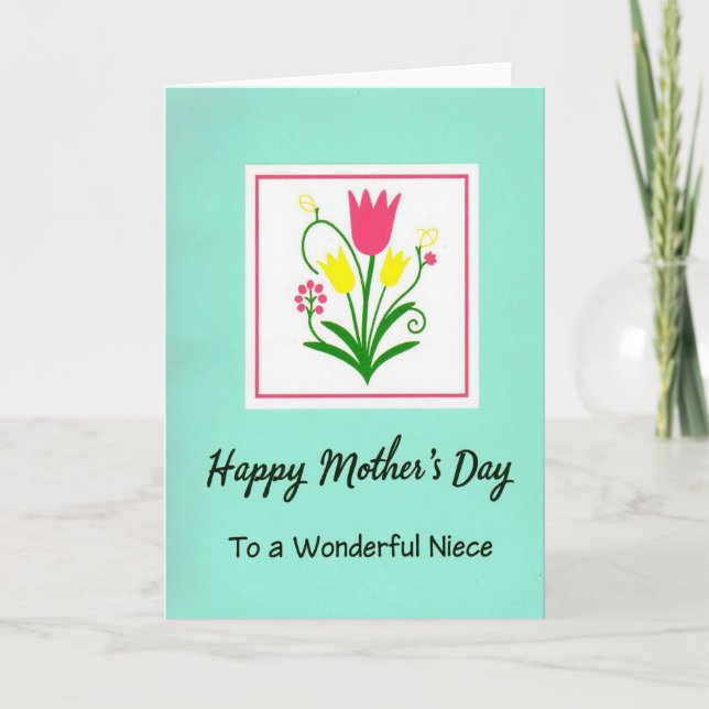 Magenta Mothers Day Gift Card (Front)