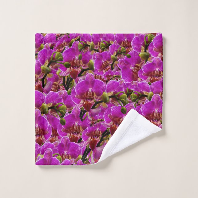 Magenta Orchid Display, Washcloth (Wash Cloth)