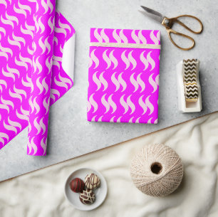 Magenta Pastel Pink Simple Wrapping Paper