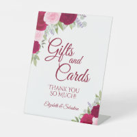 Magenta & Pink Boho Floral Gifts & Cards Wedding