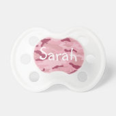 Magenta & Pink Camo BooginHead Pacifier (Front)