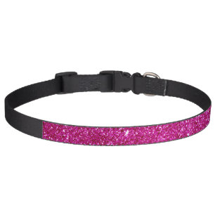 Magenta Pink Glitter Pet Collar