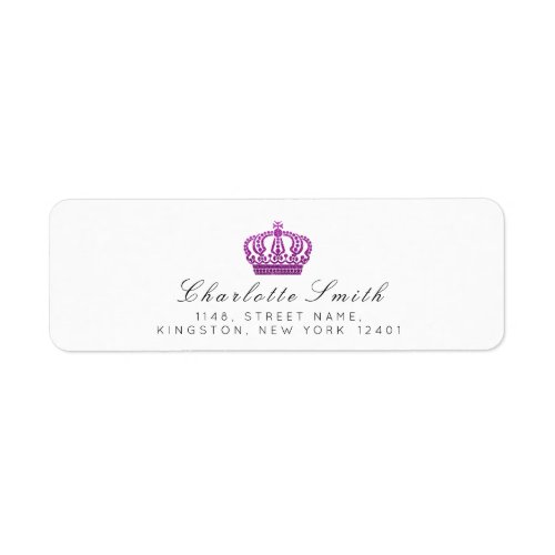 Magenta Pink Glitter RSVP Crown Princess White Label