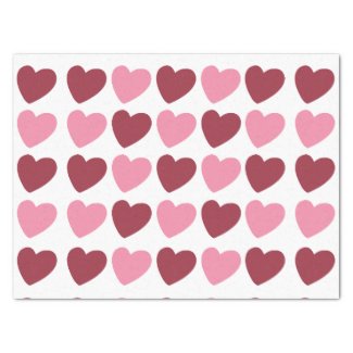 Magenta Pink Love Hearts Pattern