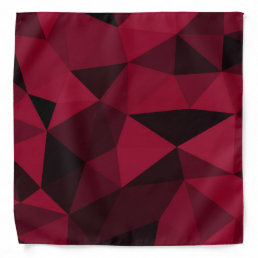 Magenta pink red dark black geometric mesh pattern bandana