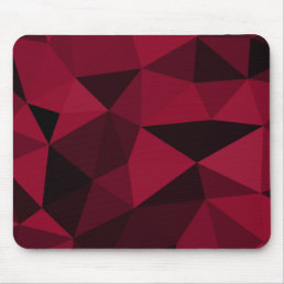 Magenta pink red dark black geometric mesh pattern mouse pad