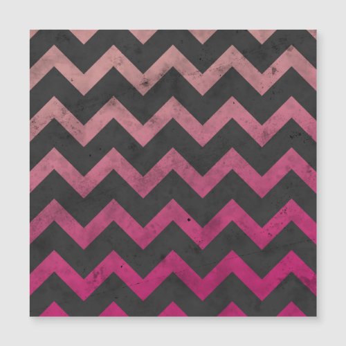 Magenta pink red ombre dark gray chevron pattern