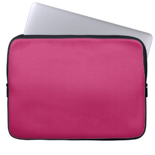 Magenta Pink Solid Laptop Sleeve