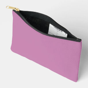 Magenta Pink Spring Season Solid Color Accessory Pouch