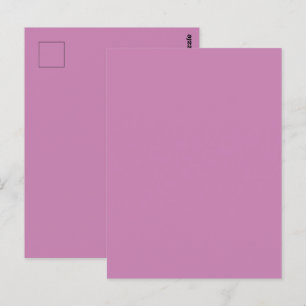 Magenta Pink Spring Season Solid Color Postcard